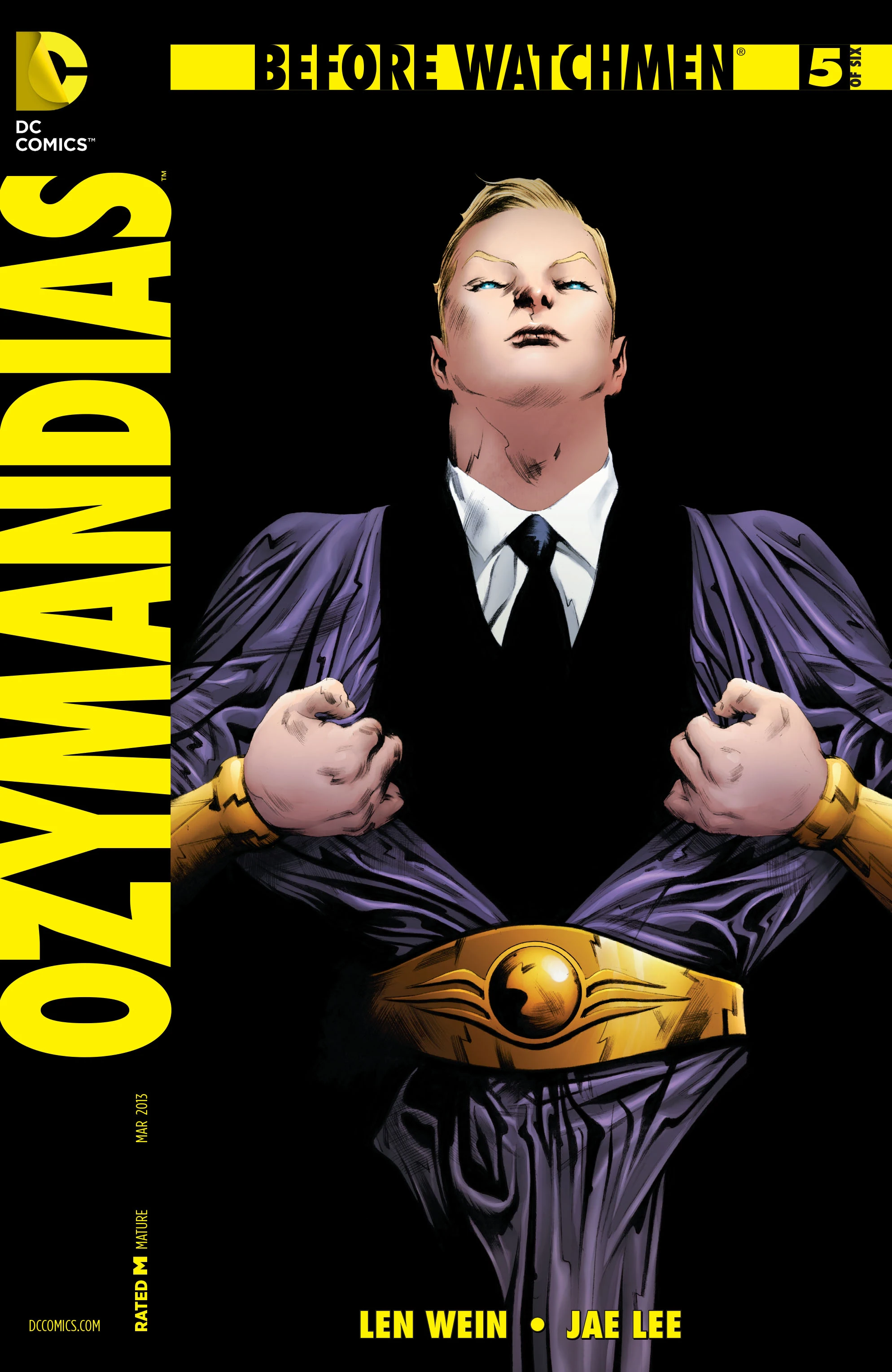 Before Watchmen: Ozymandias #5 (DC, 2013 — Cover A) cover
